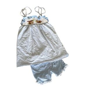 Sweet Southern Smocks Monkey Set